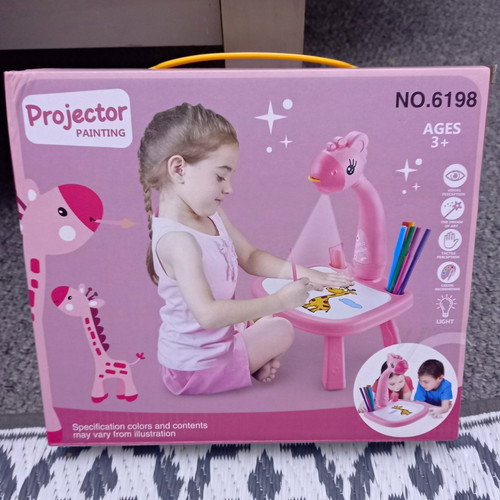 Kids projector painting - kids,