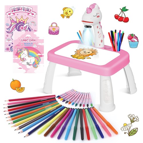 Girls toys drawing - toys, projector