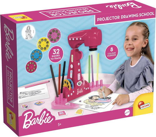 Barbie projector drawing - -,